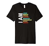 I Am Words of Encouragement Affirmations Laws Of Attraction Premium T-Shirt | Amazon (US)