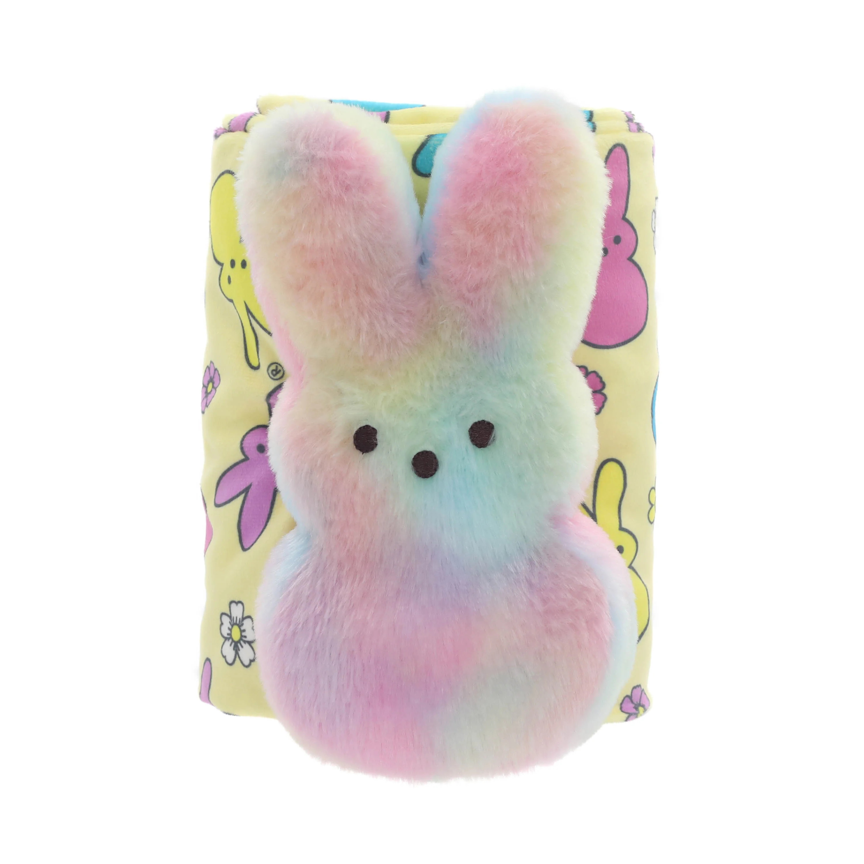 PEEPS® Rainbow Bunny Plush with Matching Blanket, Two-Piece Easter Gift Set | Walmart (US)