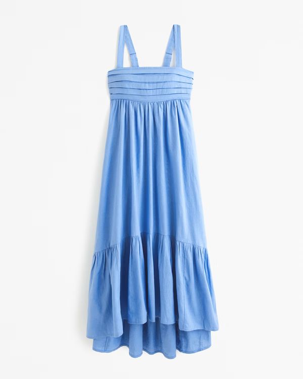 Emerson High-Low Midi Dress | Abercrombie & Fitch (US)