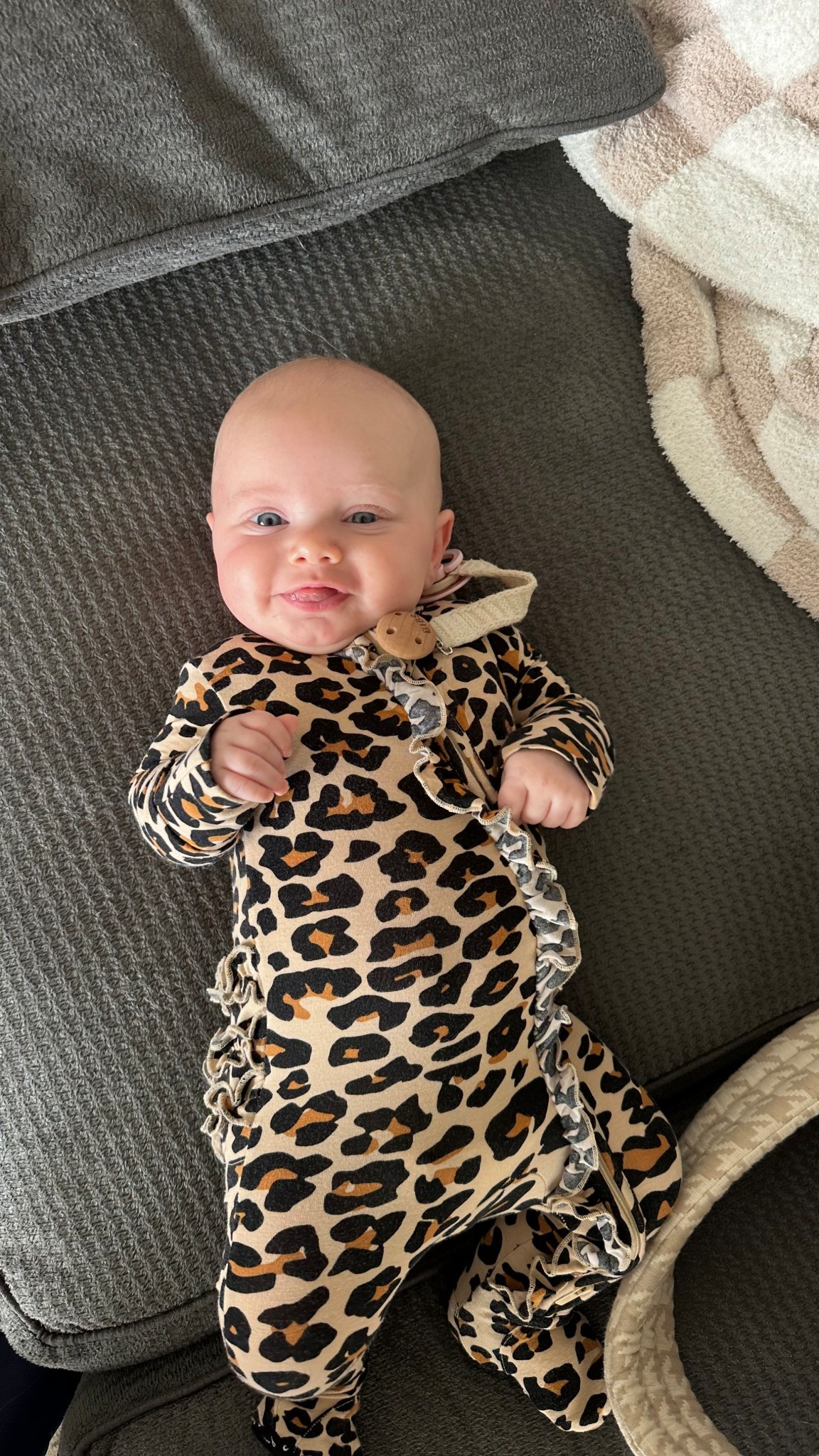 THE CUTEST RUFFLE LEOPARD ONSIE 🥹🥲 use code “skysayingthings” for an extra discount! 

#LTKKids #LTKValentine #LTKootd