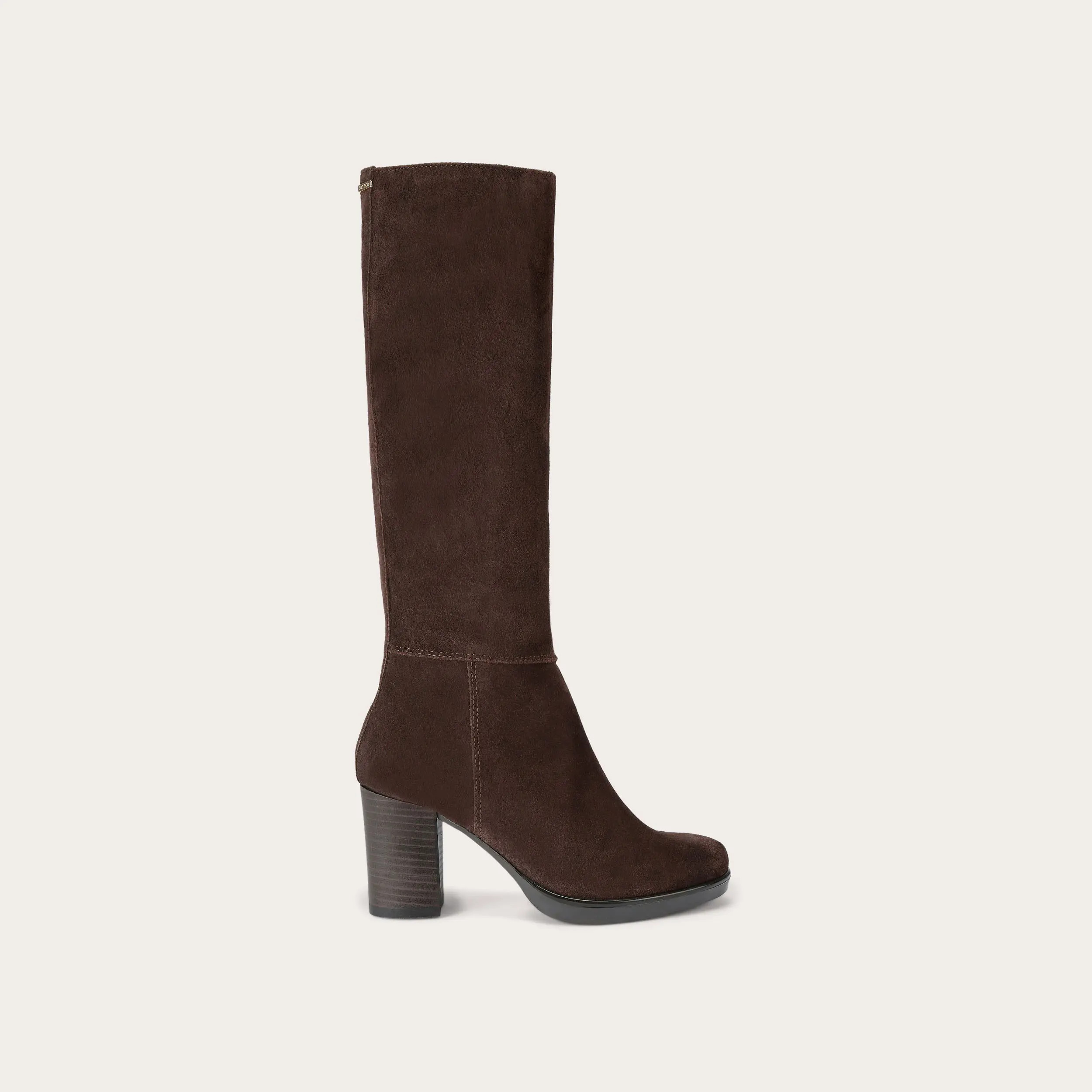 SILVER KNEE Brown Suede Leather Knee High Boot by CARVELA | Carvela