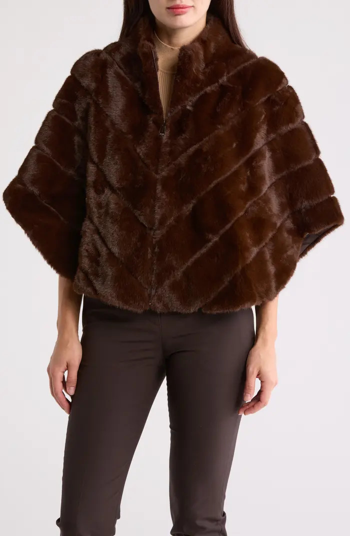La Fiorentina Faux Fur Capelet | Nordstromrack | Nordstrom Rack