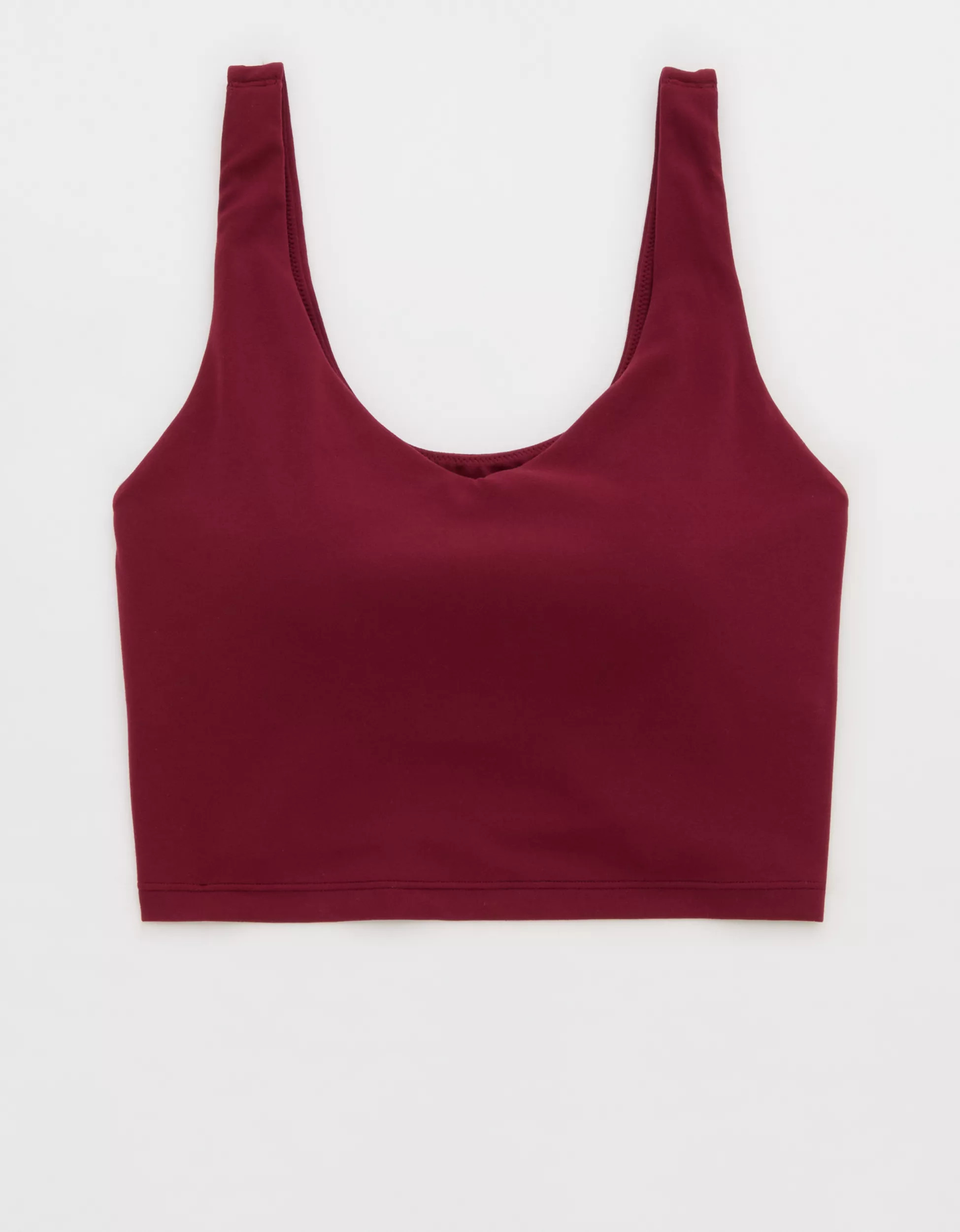 OFFLINE By Aerie Real Me Low Key Longline Sports Bra | American Eagle Outfitters (US & CA)