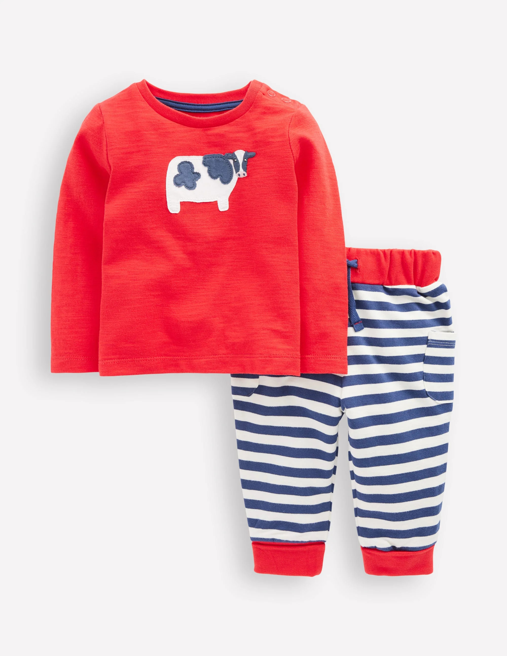 Fun Jersey Play Set-Poppy Red Cow | Boden (US)