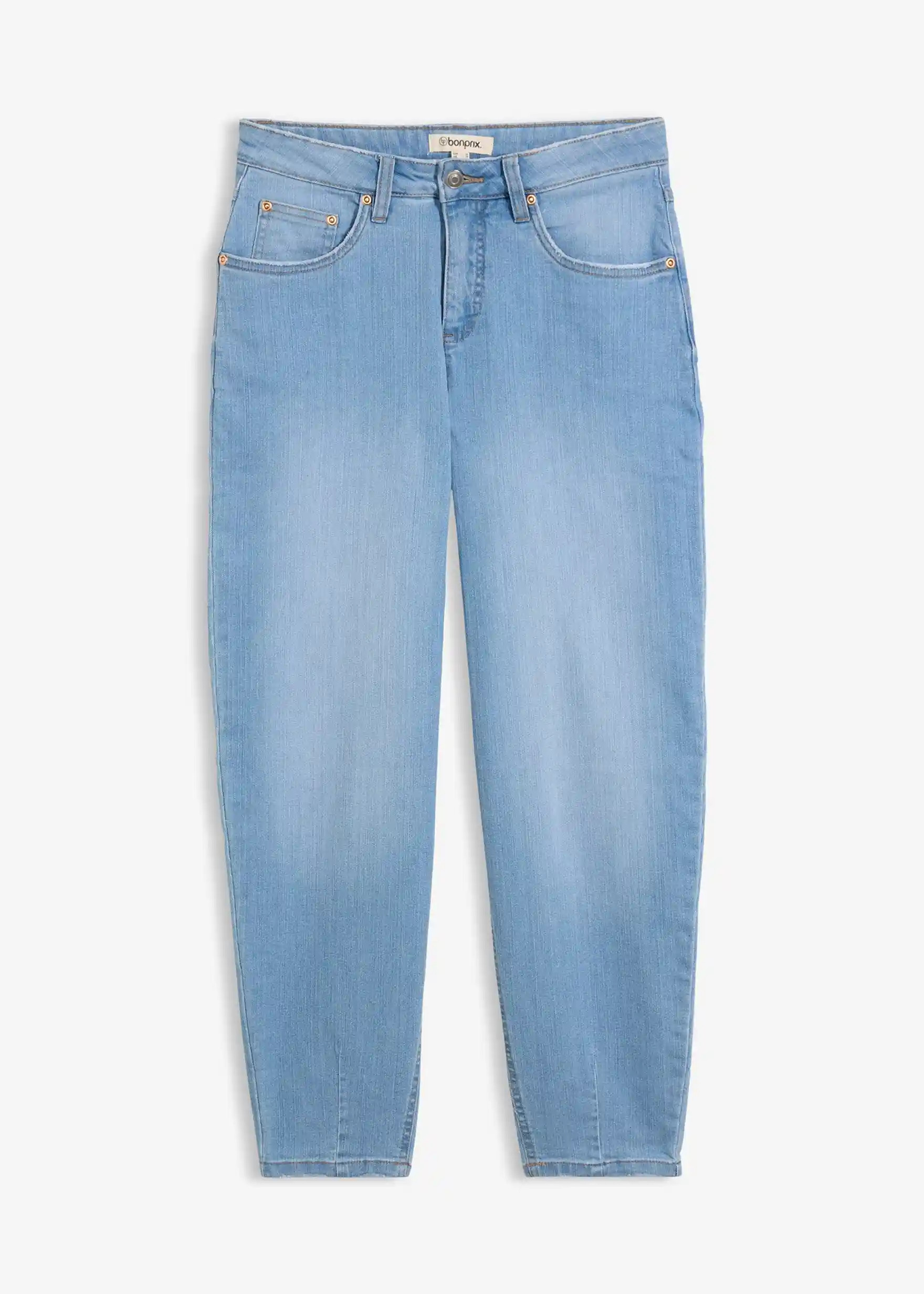 Lockere Stretch-Jeans in Barrel-Fit - blau, Regulär | bonprix | Bonprix DE