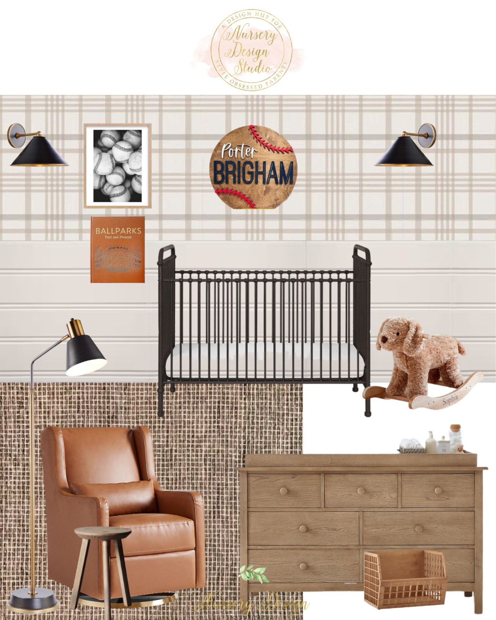  Boys room inspiration, baseball decor, black crib, leather glider 

#LTKkids #LTKbaby #LTKbump