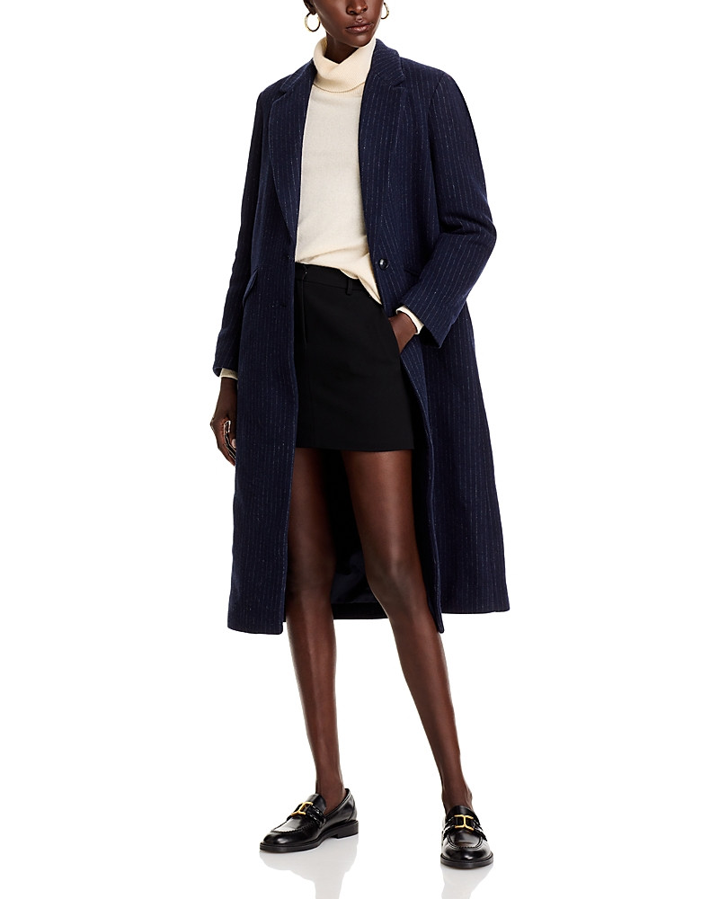 French Connection Arlana Pinstriped Coat | Bloomingdale's (US)