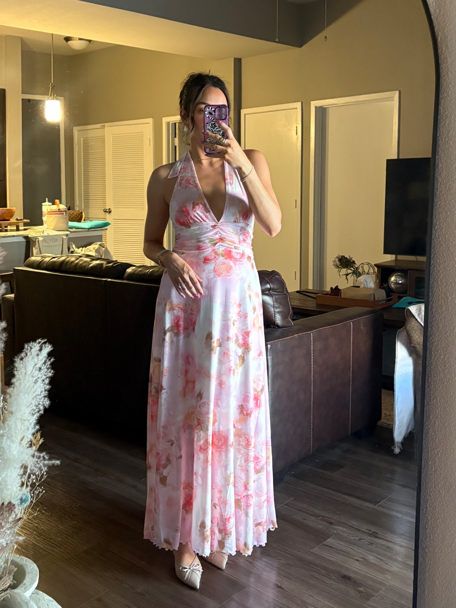 Floral wedding guest dress 💐￼

#LTKgrwm #LTKWedding #LTKootd