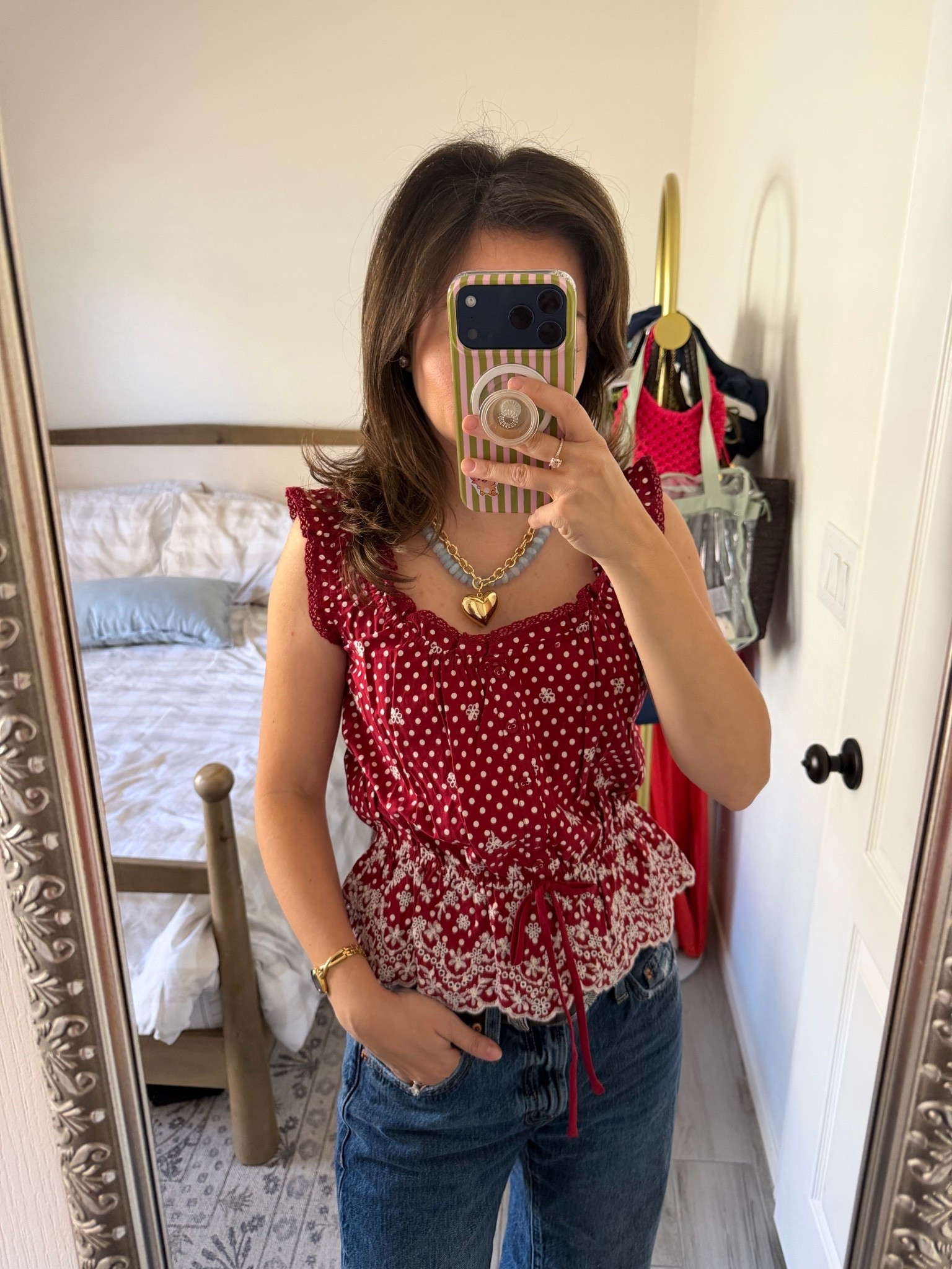 The kind of top that makes denim feel instantly cute. ❤️
Lightweight, flattering, and one of those pieces that looks styled even with simple jeans and sandals. Petite-friendly and easy for summer plans, mom life, or casual date nights.

5’2 petite-friendly style • effortless summer outfit • feminine tops • casual mom outfits • easy denim outfits

#LTKgrwm #LTKPetite