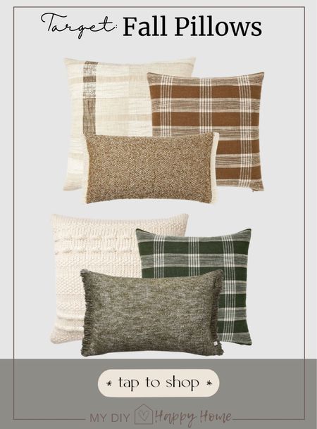 Fall throw pillows from Target

#LTKFind #LTKhome #LTKSeasonal