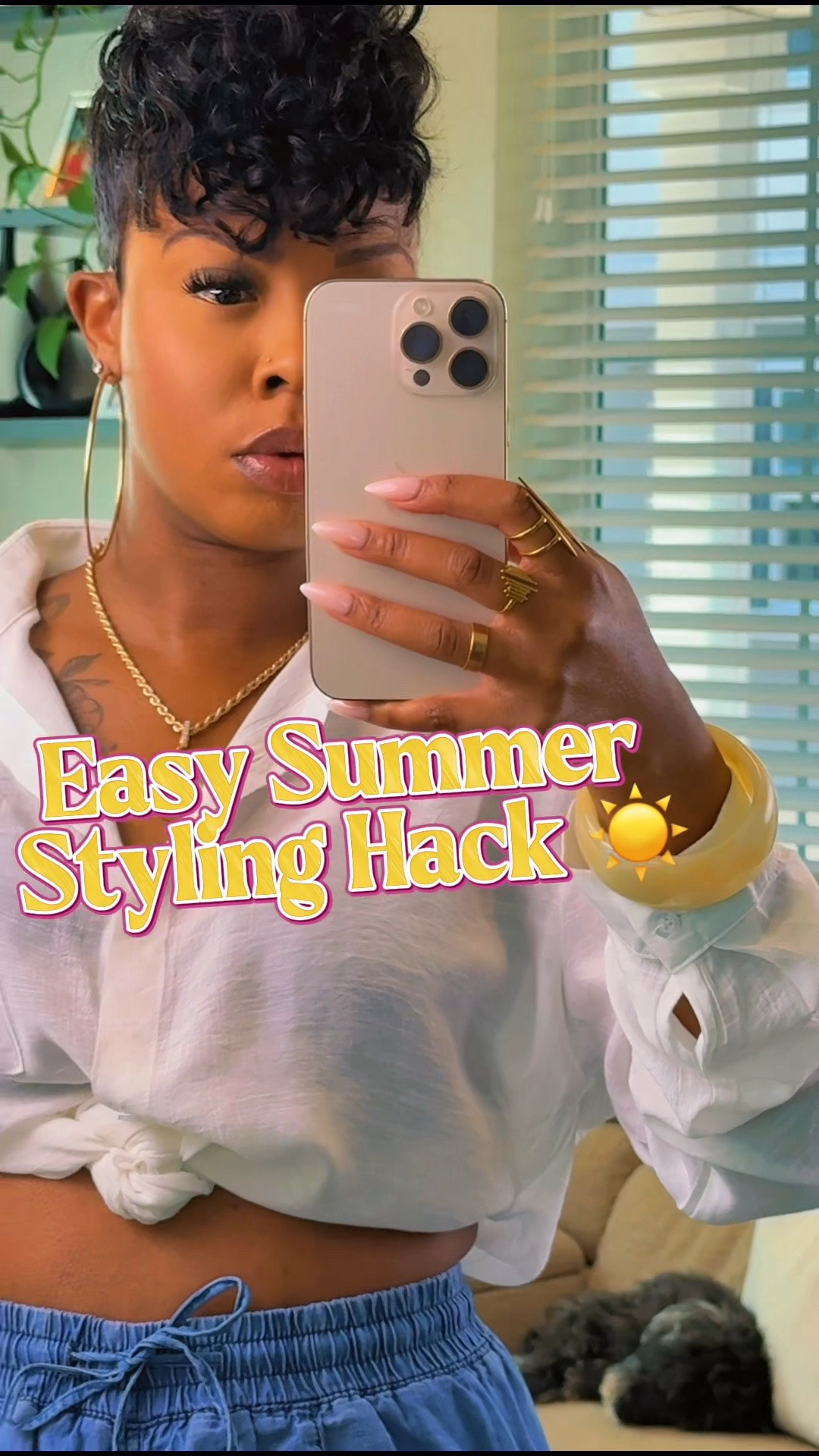 Summer style doesn’t have to be complicated ☀️

I turned a basic white button-down into a cropped top, paired it with these flowy chambray palazzo pants, and finished the look with butter yellow accessories. 

And can we talk about these Steve Madden jellies? 😁 They are surprisingly versatile, and you’ll definitely be seeing me style them with more outfits this summer. ✨

Looking for a fashion stylist? Book your consultation today. Link in bio ➡️

#LTKgrwm #LTKootd #LTKdayinmylife