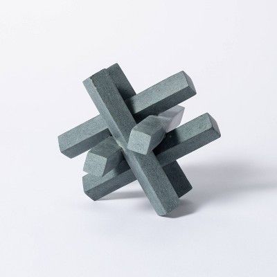 6&#34; Decorative Soapstone Puzzle Figurine Gray - Threshold&#8482; designed with Studio McGee | Target