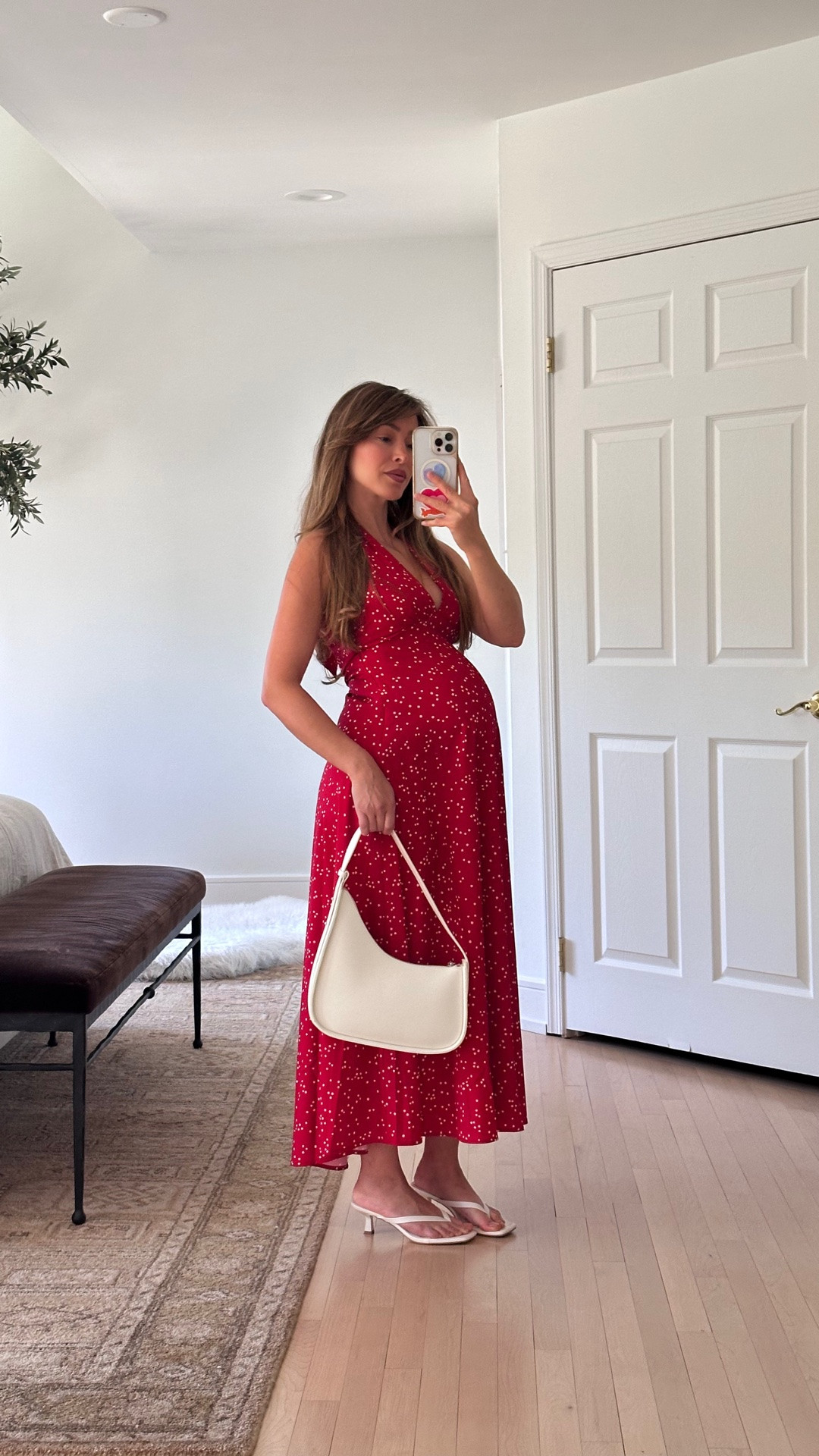 Really love this red maxi dress from @Revolve! It’s by a brand called Faithful and it’s perfect for summer. It’s also bump friendly which I love. Heels and bag are Amazon finds.

#LTKBump #LTKootd #LTKmomlife