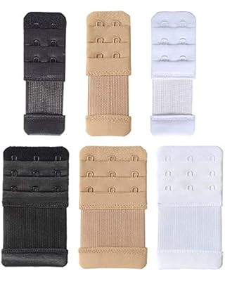 6pcs Women Ladies Soft Comfortable Back Bra 2 Hooks / 3 Hooks / 4 Hooks Band Extension Strap Exte... | Amazon (US)