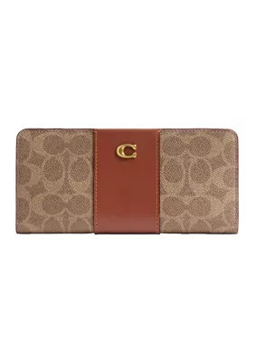 COACH Women's Essential Slim Wallet in Signature Canvas | Belk