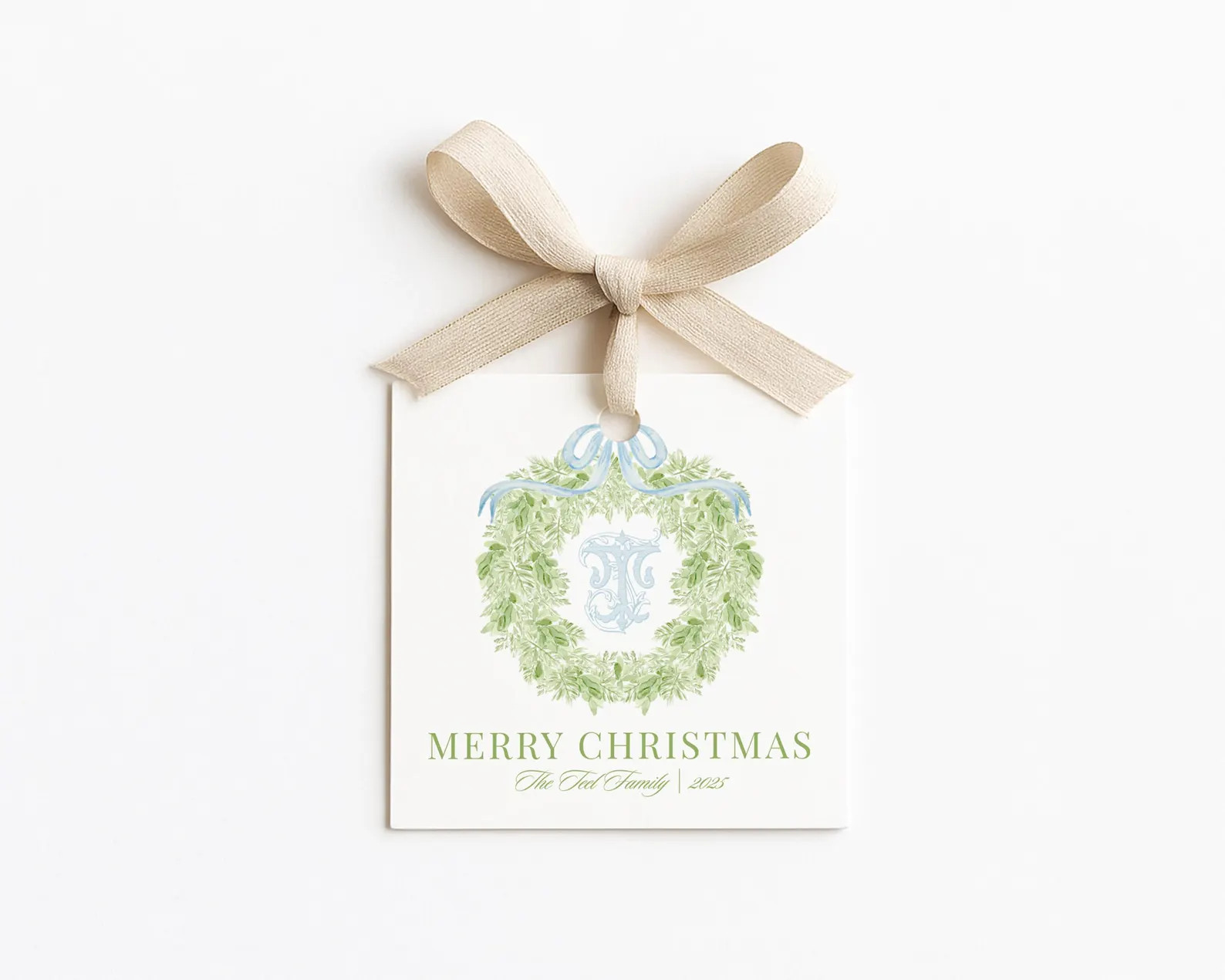 Square Christmas Gift Tags | Printed Holiday Gift Tags | Personalized Christmas Present Labels | ... | Etsy (US)