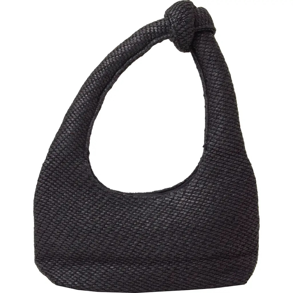 LSPACE Ryder Raffia Sholder Bag in Black at Nordstrom | Nordstrom
