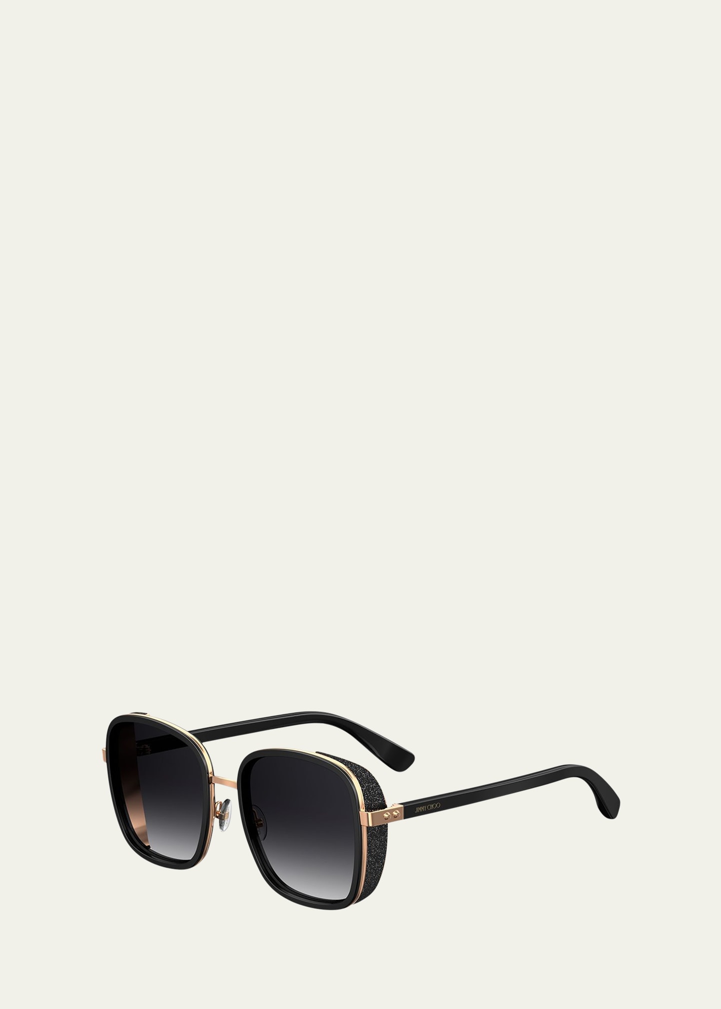 Jimmy Choo Elvas Mirrored Square Sunglasses | Bergdorf Goodman