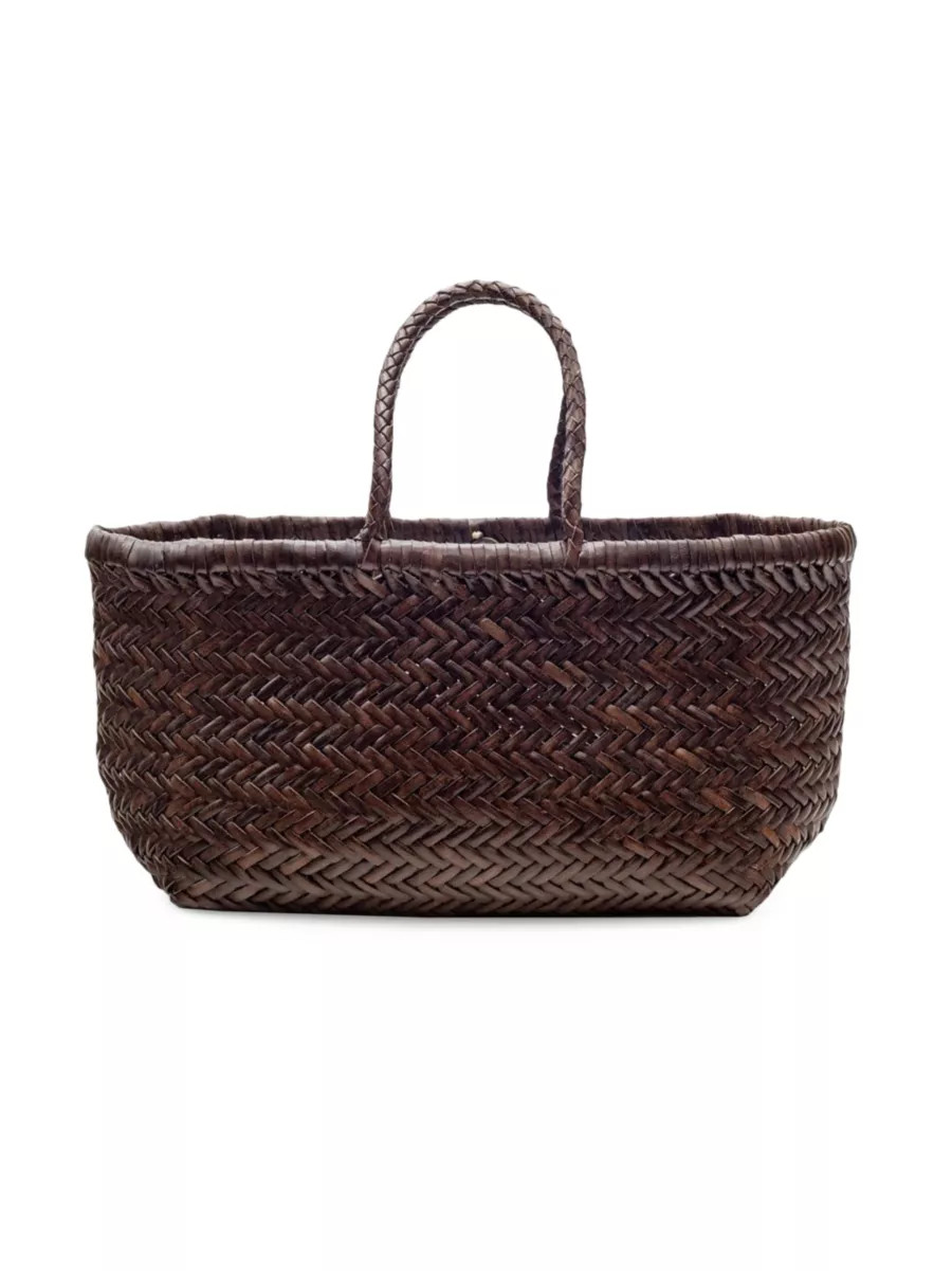 Small Triple Jump Leather Tote Bag | Saks Fifth Avenue