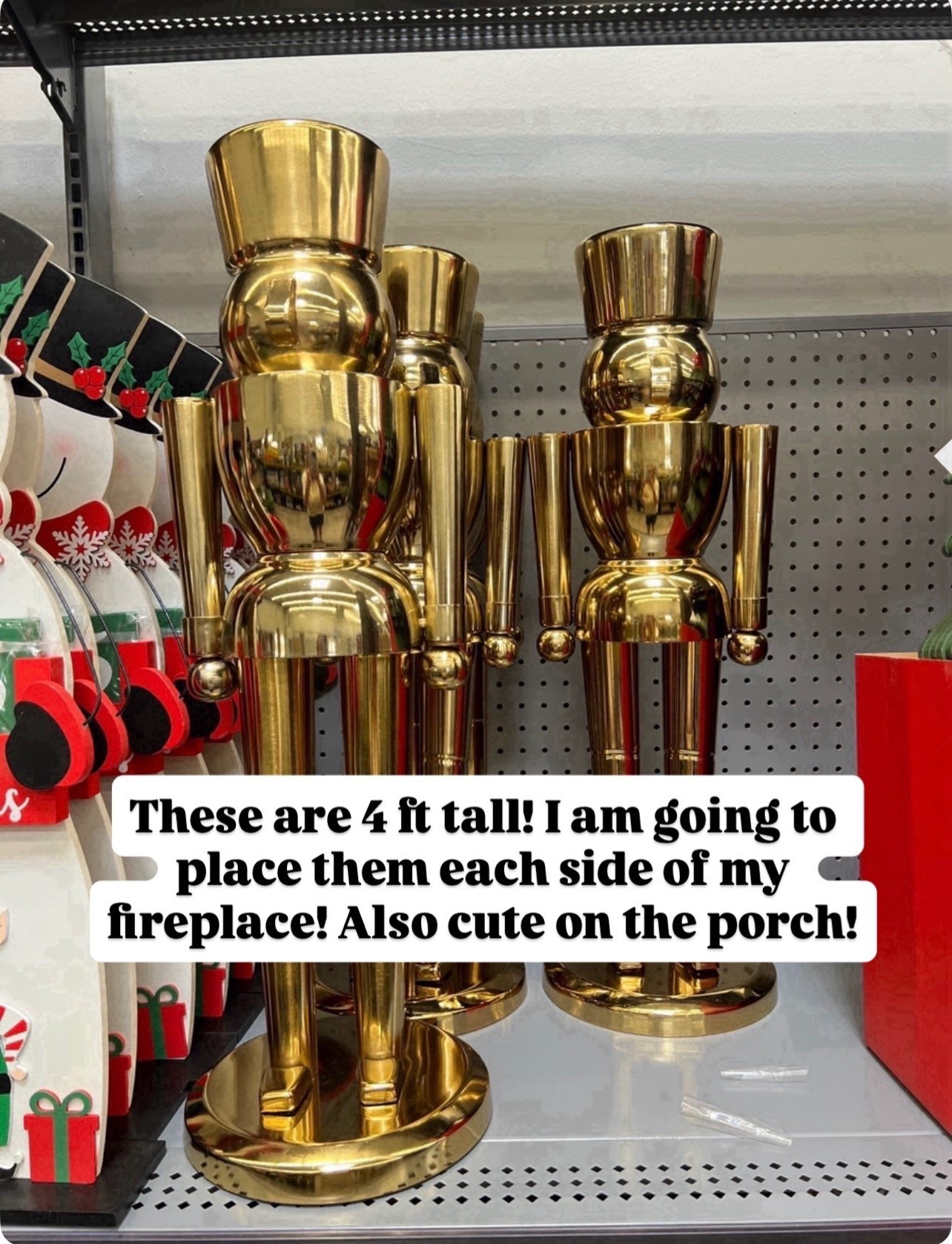 Love these gold toy soliders from Walmart! They are so perfect as porch decor this Christmas!

#LTKmomlife #LTKSeasonal #LTKHome