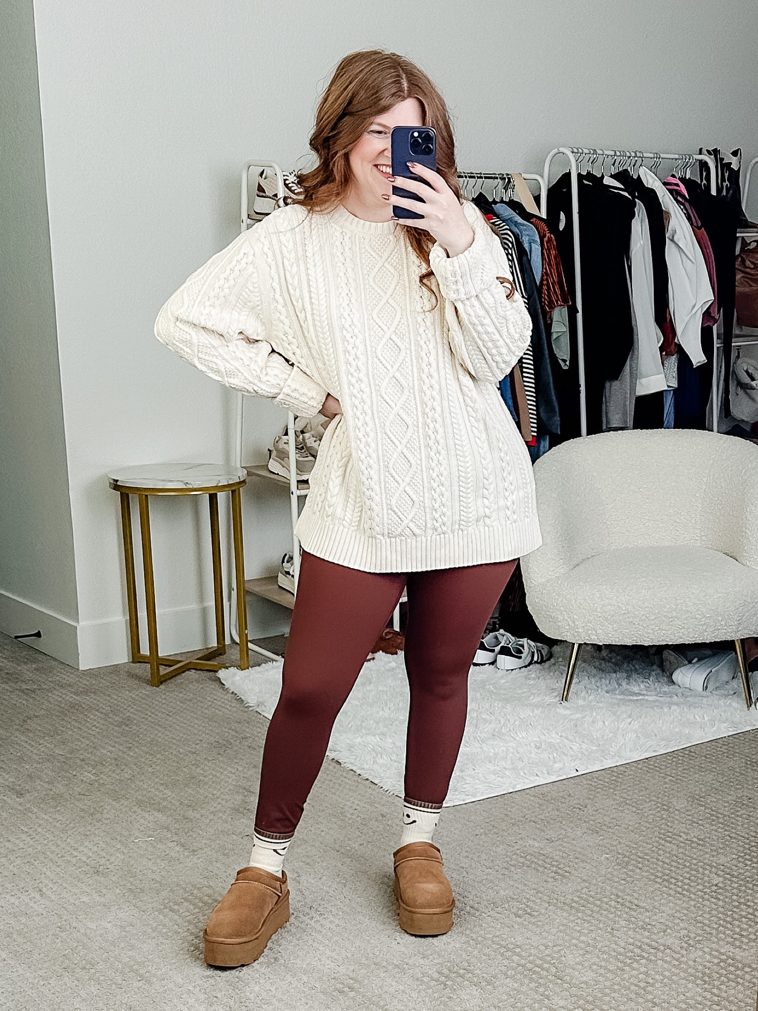 I love the viral Rory Gilmore sweater from amazon. Wearing size large. 

Leggings outfit. Thanksgiving outfit. 

#LTKSeasonal #LTKstyletip #LTKfindsunder50