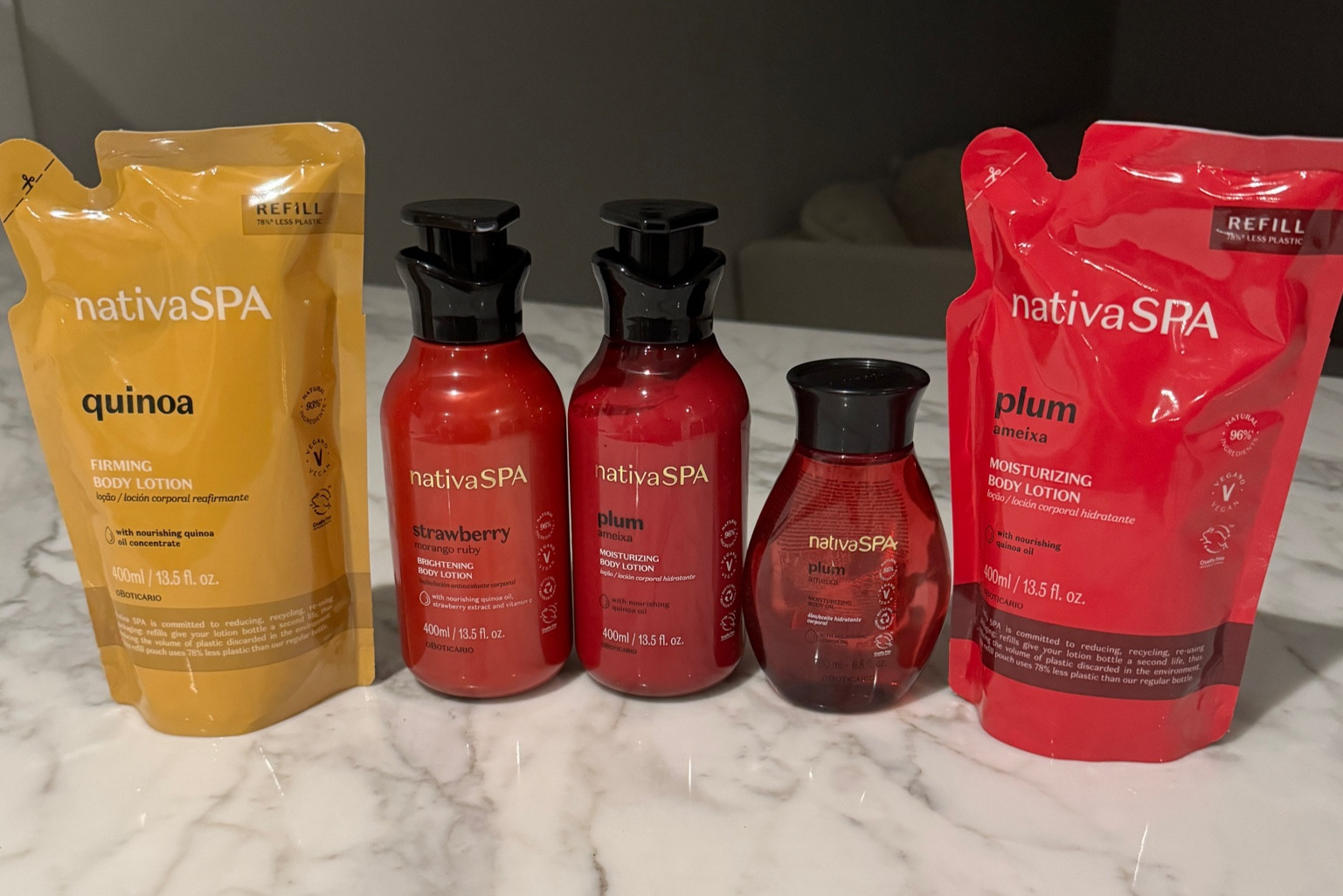 THE BEST body care. Nativa Spa has quinoa oil in their products which is the most hydrating. I also love that the scent with these products actually lasts for 24+ hours!!! 

#LTKfindsunder50 #LTKfindsunder100 #LTKbeauty