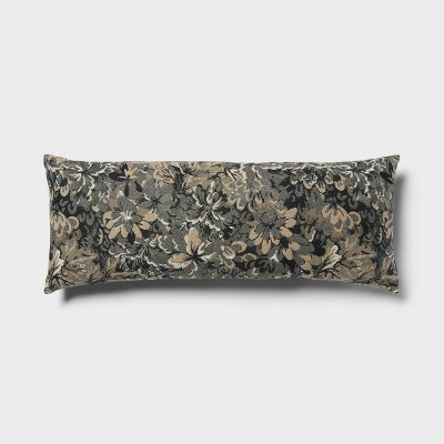 36"x14" Oblong Floral Tapestry Decorative Pillow - Threshold™ | Target