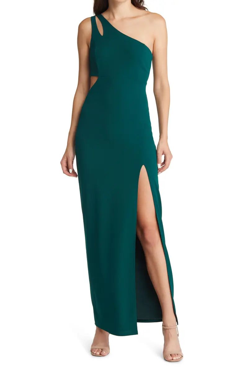 Simply Beautiful One Shoulder Column Gown | Nordstrom