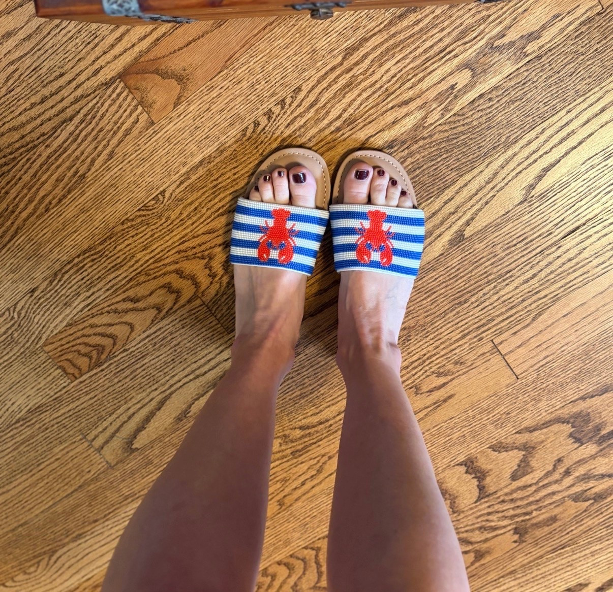 Sandals - found your summer sandals at an amazing price and with a  designer look. 


#lobster #slides #walmart #sandals
#under25 #budgetfriendly #summeroutfit #vacationoutfit  

#LTKSeasonal #LTKOver40 #LTKU