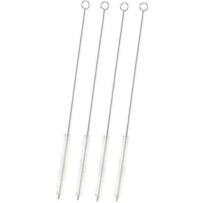 Juvale 4 Pack Stainless Steel Straw Cleaners Brush with Long Design for Tumbler, Boba Straws, 12 ... | Target