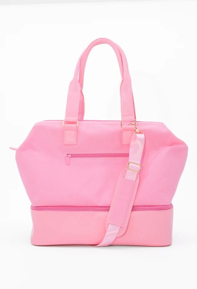 Bubblegum Pink Weekender Bag | Pink Lily