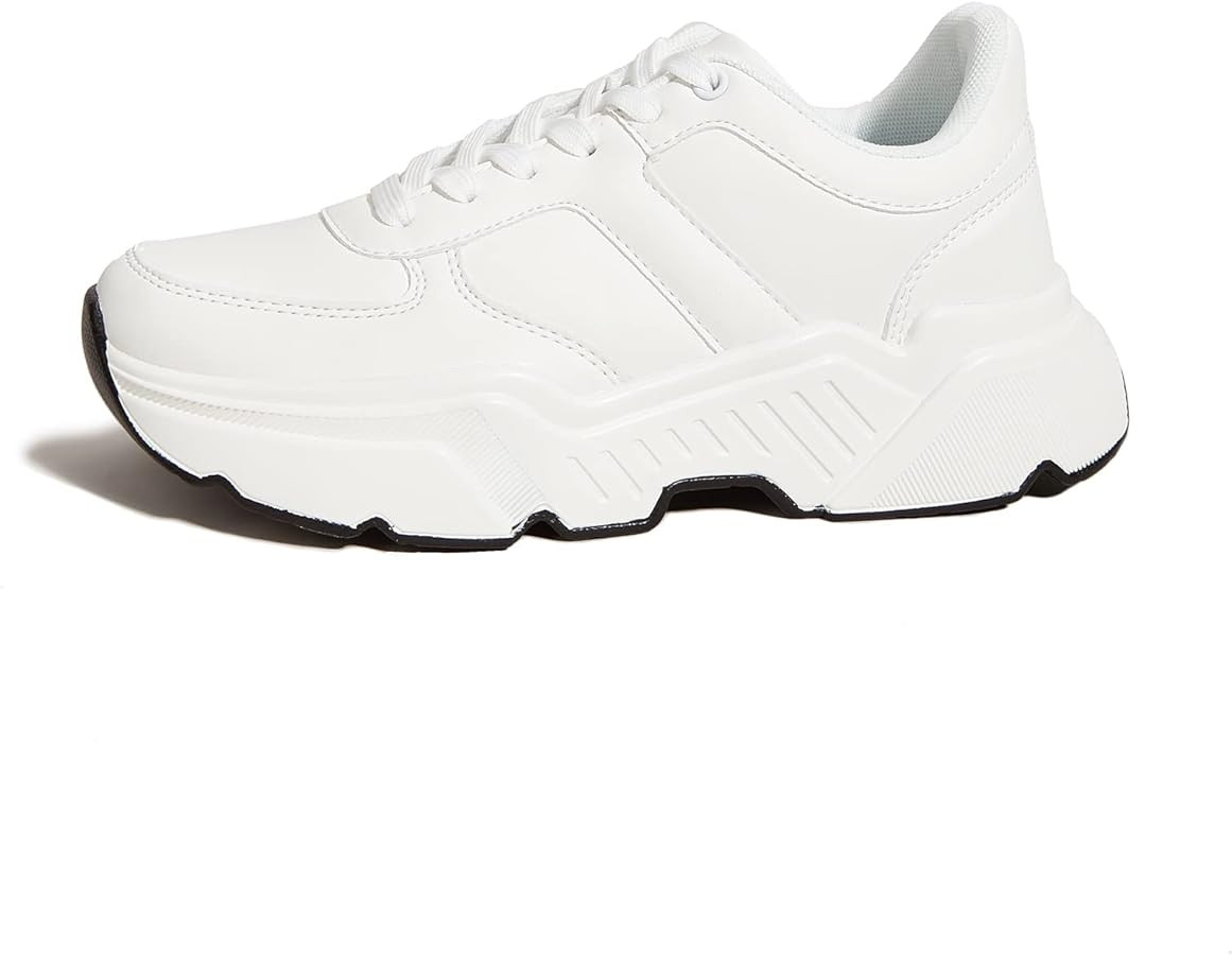 BELOS Women's Platform Chunky Sneakers Fashion Dad Sneakers Casual Lace Up Comfortable Lightweigt... | Amazon (US)