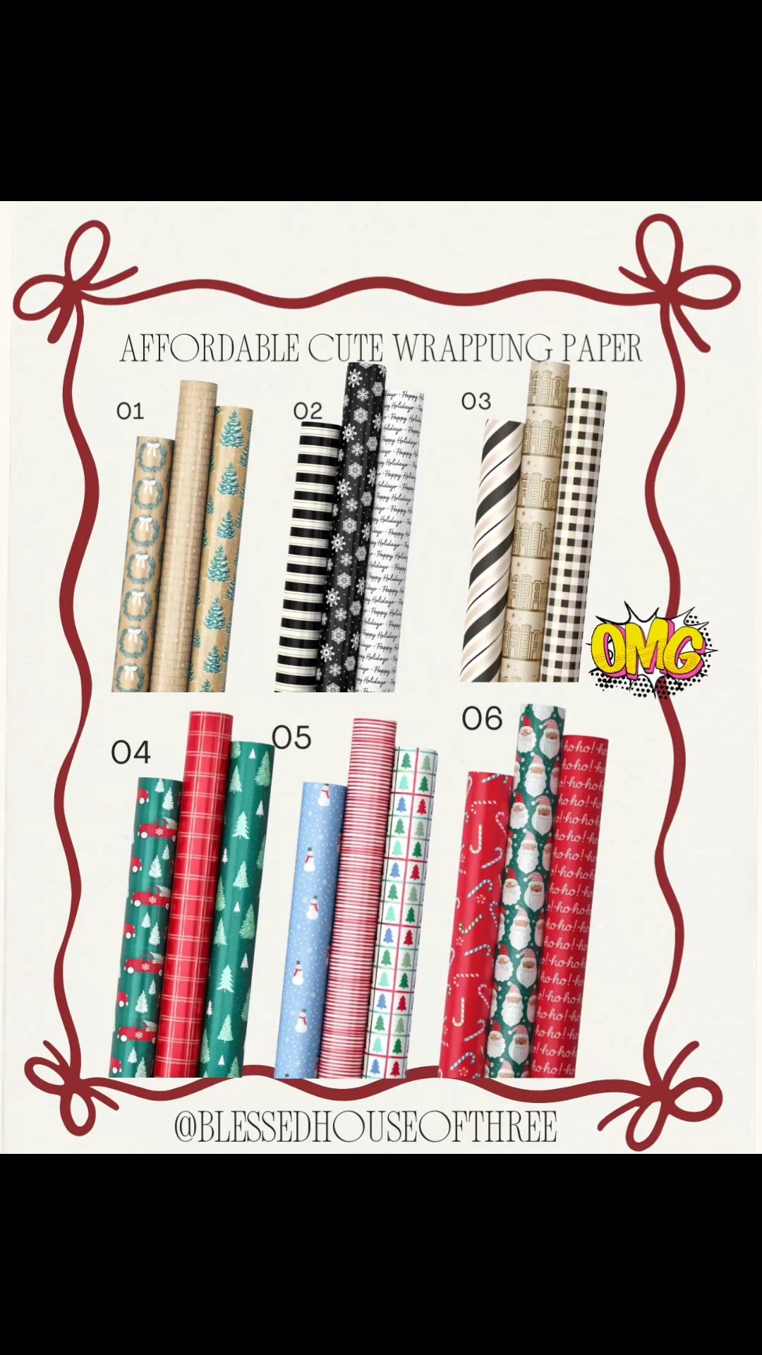 Affordable and so cute Christmas wrapping paper finds that’ll make your gifts look high-end without the high price 🎁✨ Whether you love classic red plaid, modern neutrals, or fun prints for the kids, these budget-friendly rolls make wrapping almost as fun as gifting. Perfect for stocking up before the holiday rush — these always sell out fast!

affordable Christmas wrapping paper, cute holiday wrapping paper, budget-friendly gift wrap, Christmas wrapping ideas 2025, trendy holiday wrapping paper, inexpensive gift wrap finds, Christmas packaging ideas, holiday decor essentials, LTK Christmas finds, wrapping paper aesthetic, festive wrapping inspiration, best affordable Christmas gift wrap.

#LTKHoliday #LTKFindsUnder50