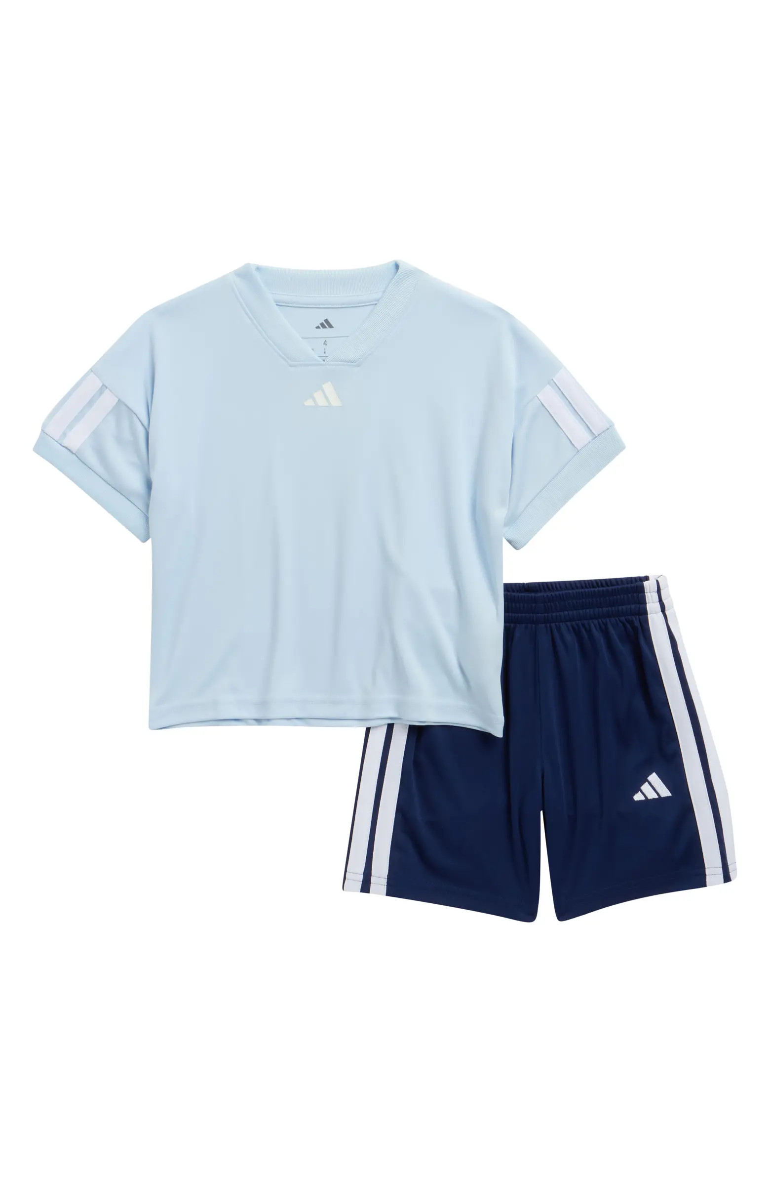 adidas Kids' Logo Graphic Jersey T-Shirt & Shorts Set | Nordstromrack | Nordstrom Rack
