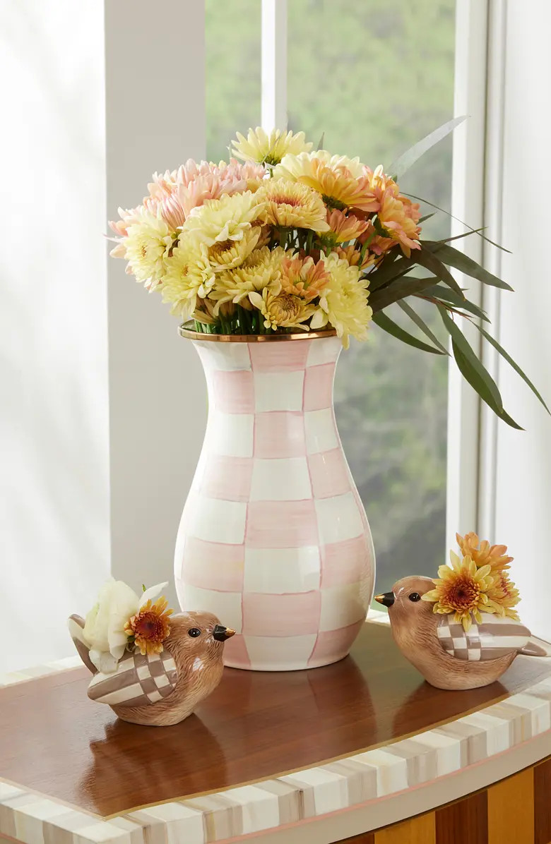 Rosy Check Tall Vase | Nordstrom