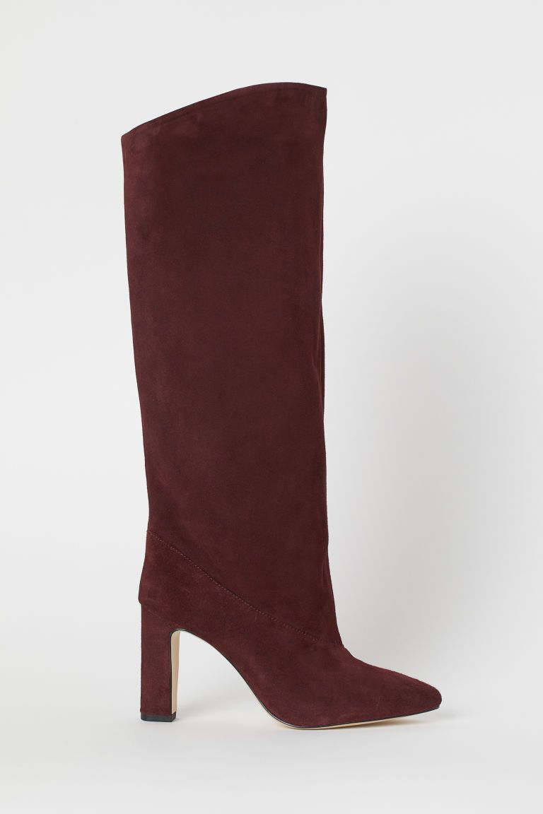 Suede boots | H&M (UK, MY, IN, SG, PH, TW, HK)