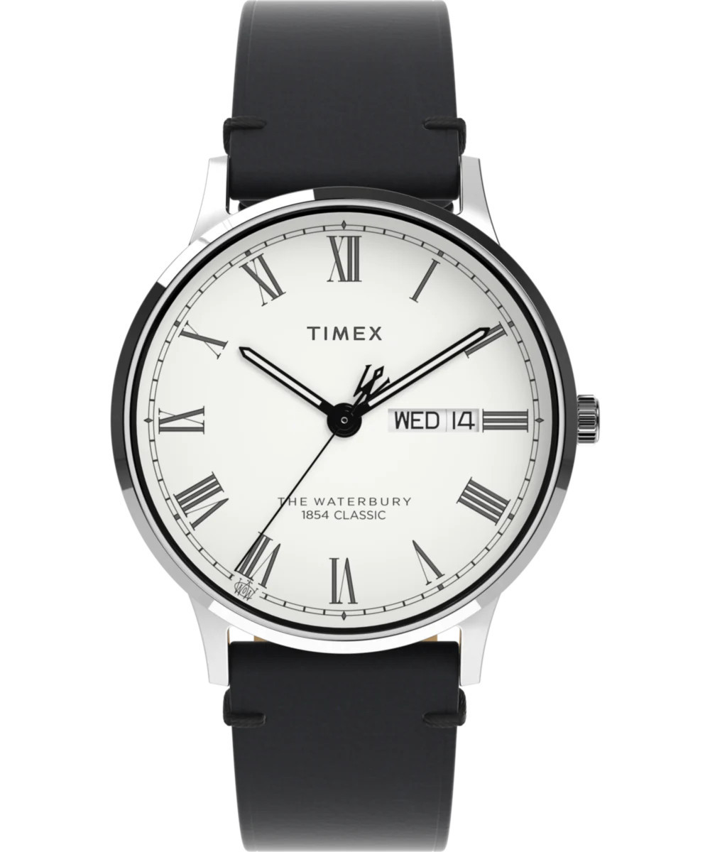 Waterbury Classic 40mm Leather Strap Watch | Timex