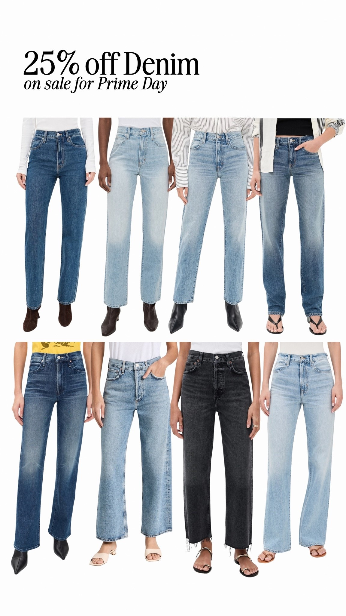 25% off our favorite denim during prime day
