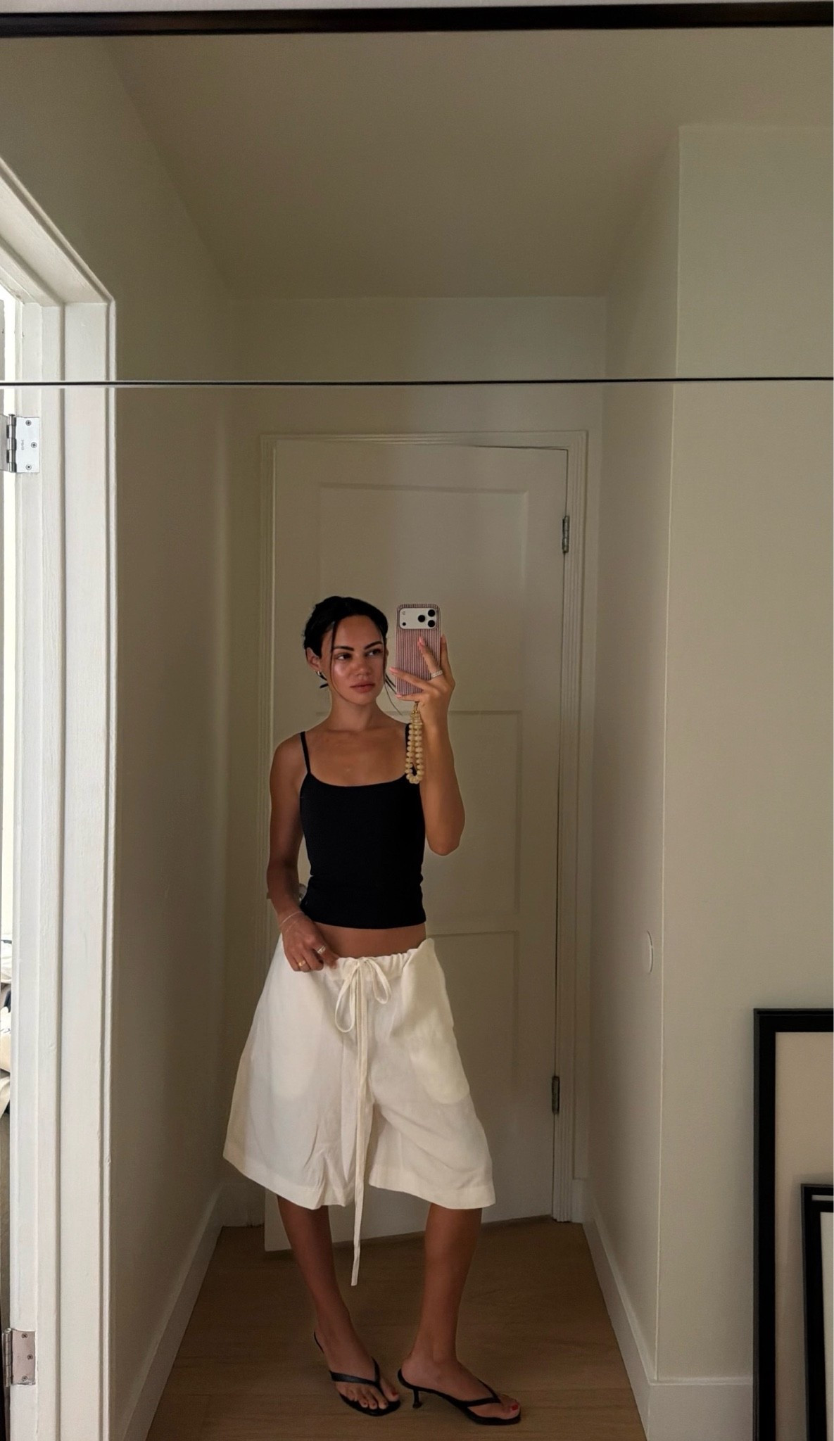 silk linen drawstring shorts, black tank top, and Marc fisher black heels

#LTKdayinmylife #LTKootd #LTKmorningroutine