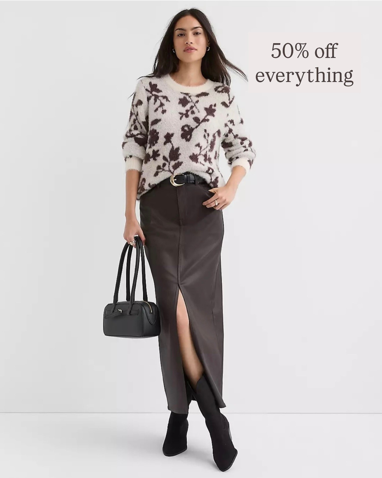 50% off entire look - Chocolate brown is definitely having a moment and these pieces are so pretty! 

#LTKSeasonal #LTKFindsUnder50 #LTKSaleAlert