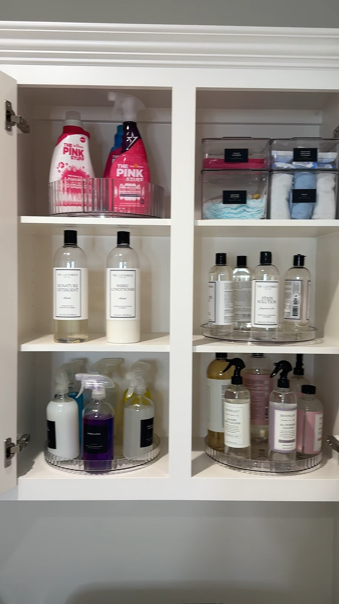 Laundry room upgrade part 3 👏🏻🫧🧺 

#laundryroom #organization #homeorganization #laundryroominspo #amazonfinds #aesthetic 

#LTKVideo #LTKHome #LTKFindsUnder100