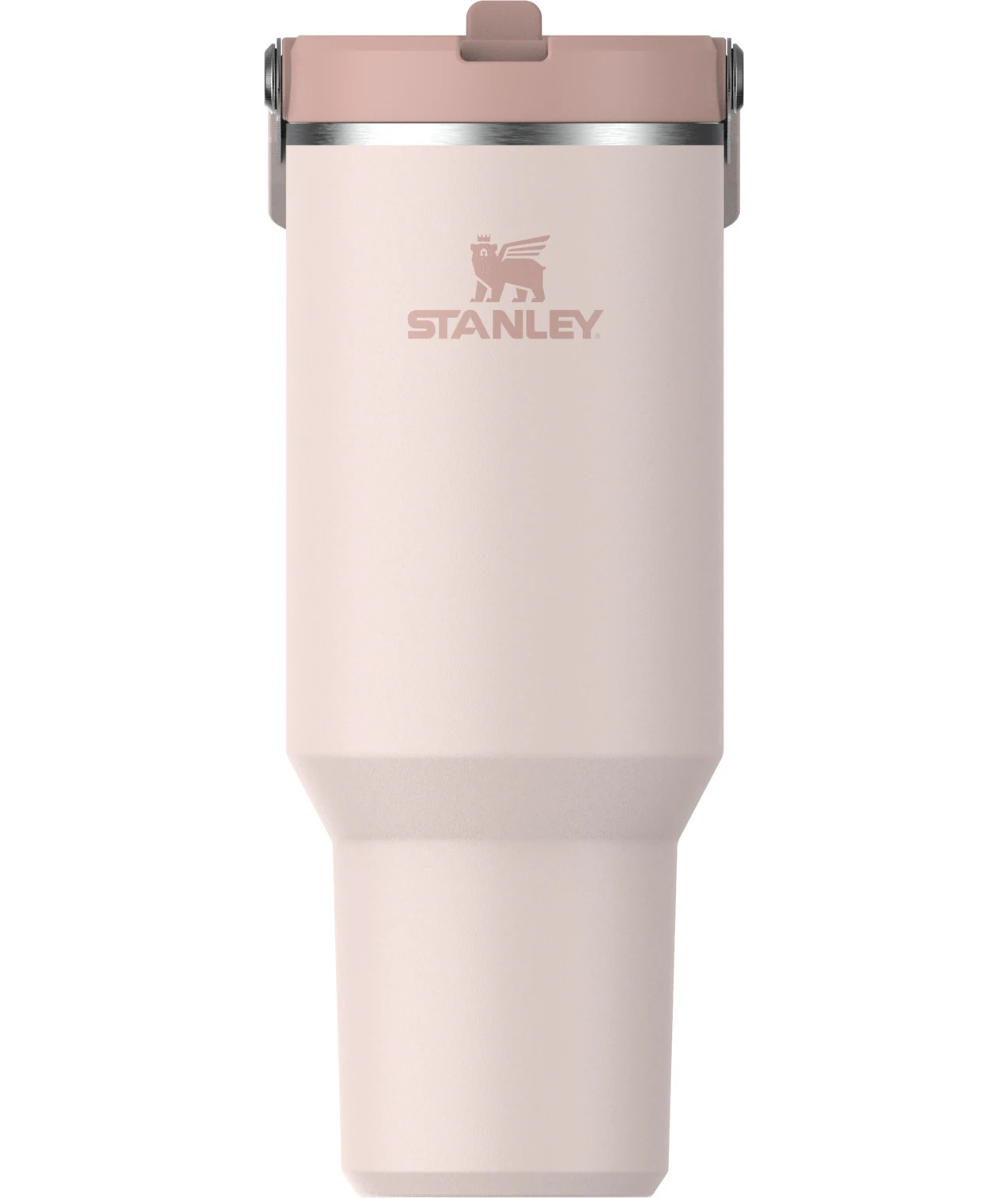 Stanley Iceflow Flip Straw Tumbler 40 -fl oz Stainless steel Insulated Water bottle - Rose Quartz in Pink | 10-12040-053 | Lowe's