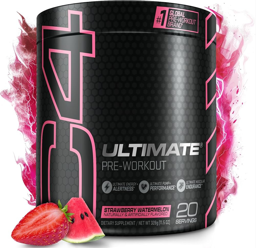 Cellucor C4 Ultimate Pre Workout Powder Watermelon - Sugar Free Preworkout Energy Supplement for ... | Amazon (US)