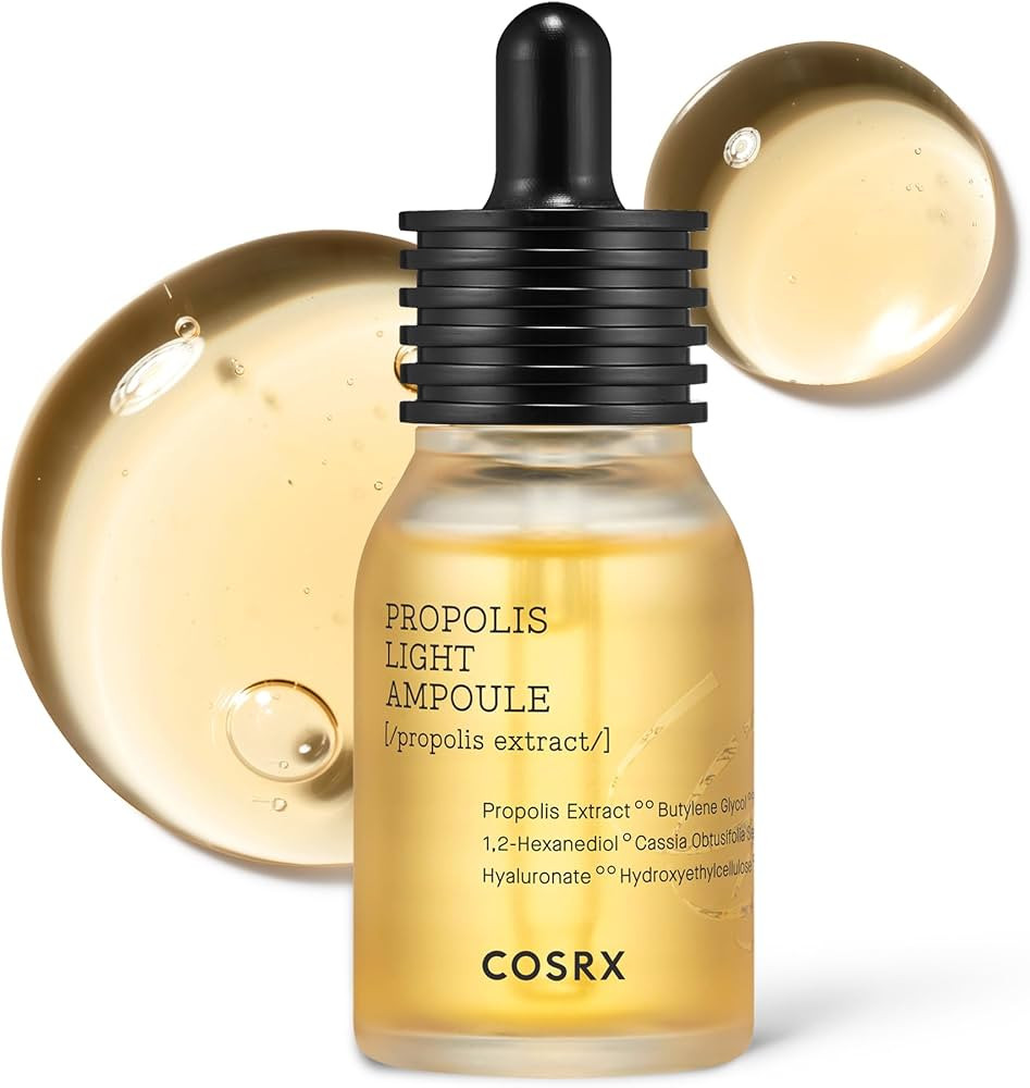 COSRX Propolis Ampoule, Glow Boosting Serum for Face with 73.5% Propolis Extract, 1.01fl.oz/30ml,... | Amazon (US)