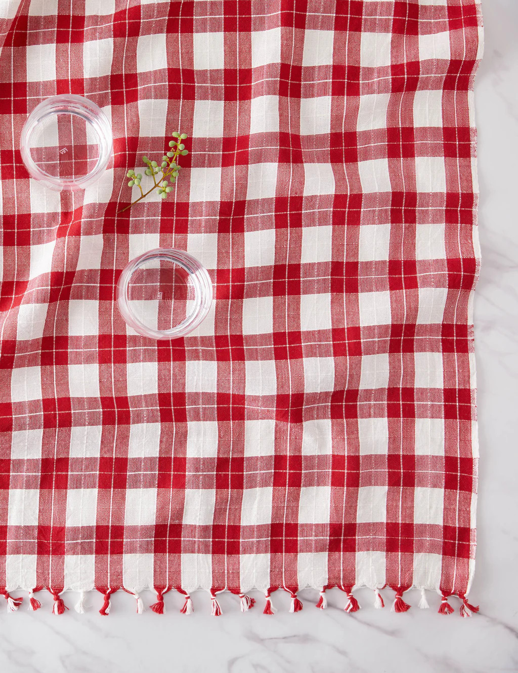 Annabelle Plaid tablecloth by Heather Taylor Home | Lulu and Georgia 