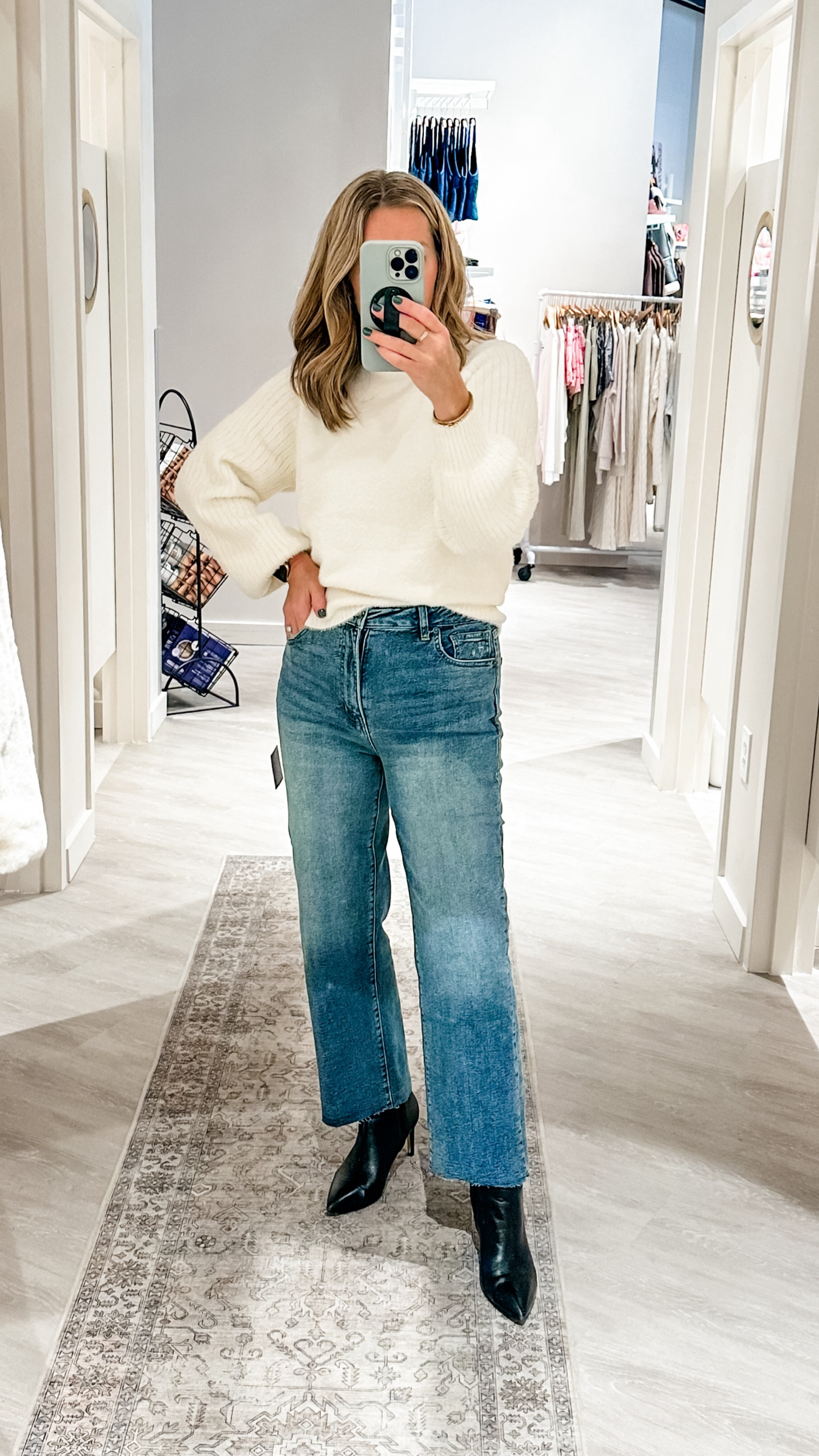 This eyelash sweater is amazing!!! So soft and feminine! I’m in small. 29 jeans  

#LTKHoliday #LTKGiftGuide #LTKCyberWeek