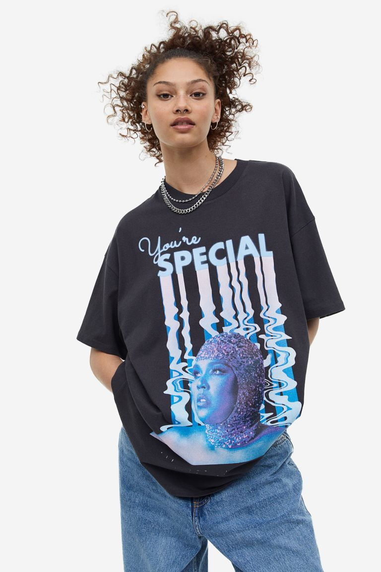 Oversized Printed T-shirt | H&M (US + CA)