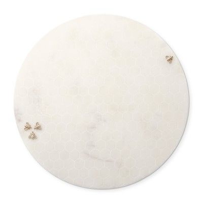 Marble Honeycomb Round Cheese Board | Williams-Sonoma