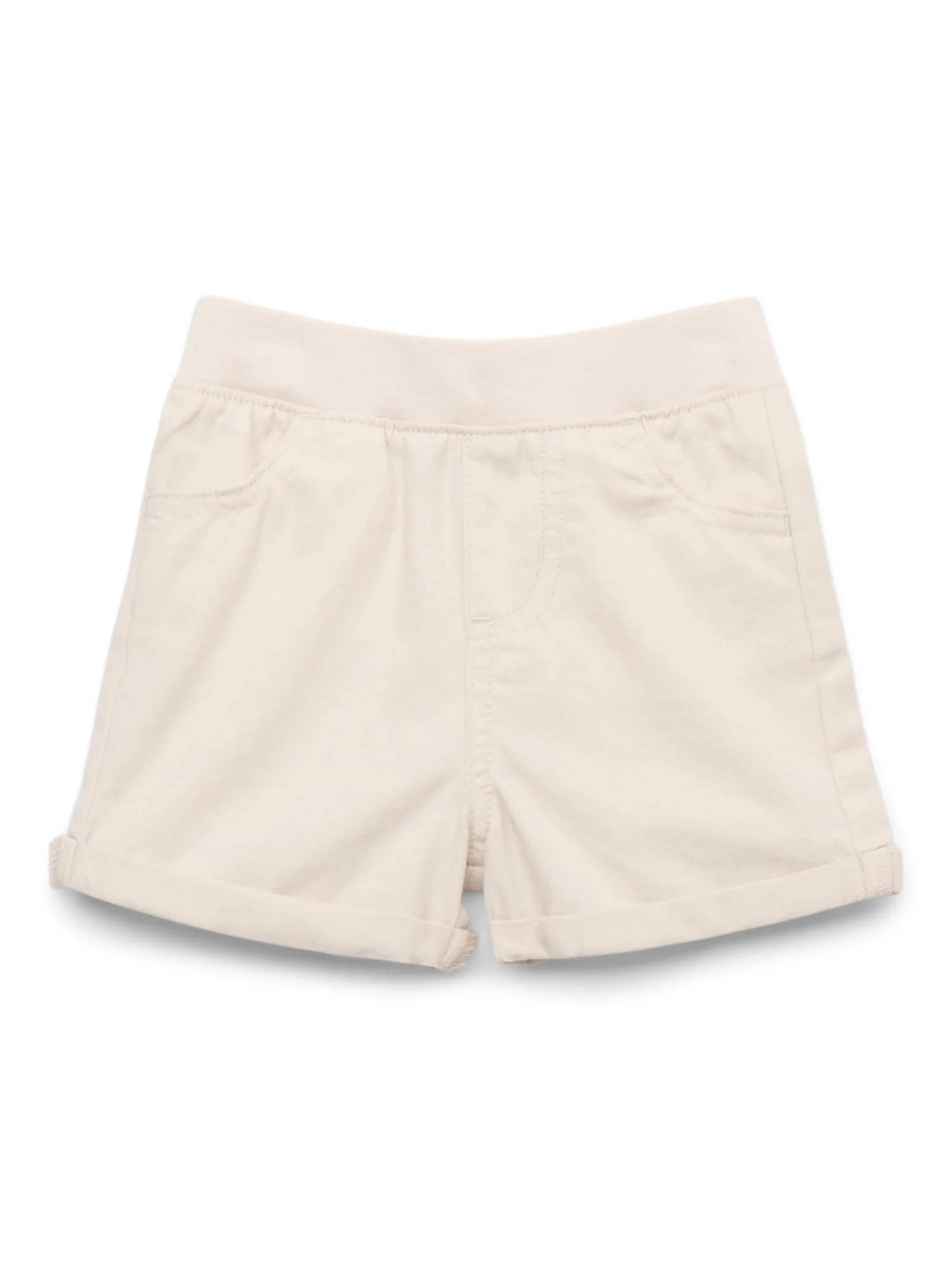 Garanimals Baby Brushed Micro Twill Solid Shorts, Sizes 0-24 Months - Walmart.com | Walmart (US)