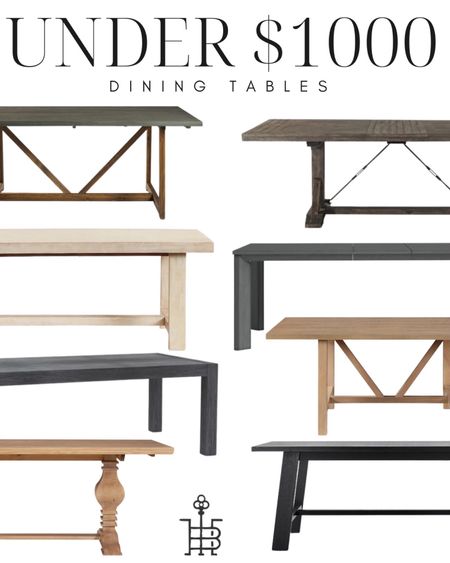 Are you looking for a dining table? These are some great affordable options and some that are even extendable! Dining furniture, dining chairs, dining table, look for less, affordable furniture, affordable dining table, light wood table, black table, oak table, Walmart home, target home,

#LTKhome #LTKstyletip #LTKFind